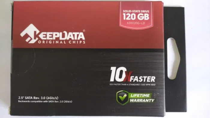 HD ssd Keepdata 120gb Sata 3 KDS120G-L21 550mb/s - novo