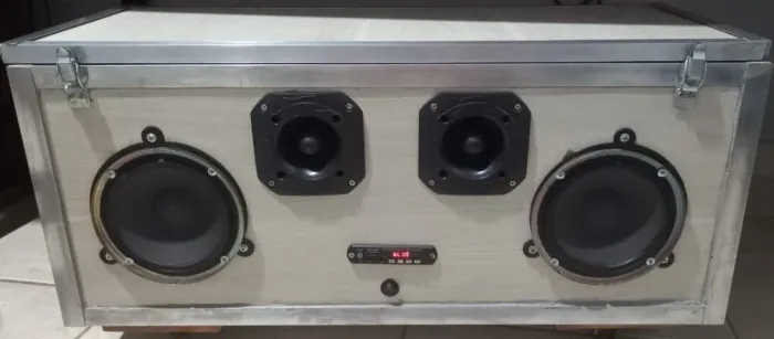 Som Báu Horizontal de 500W RMS Móvel