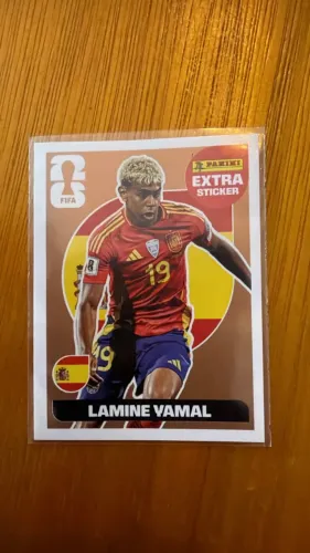 FIGURINHA LEGEND LAMINE YAMAL BRONZE