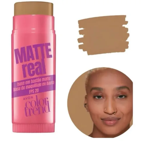Base em bastão matte real avon 330