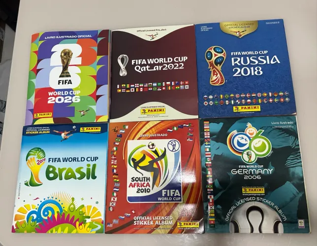 ALBUMS DA COPA 2006 a 2026 VEM QUE TEM NEGÓCIO