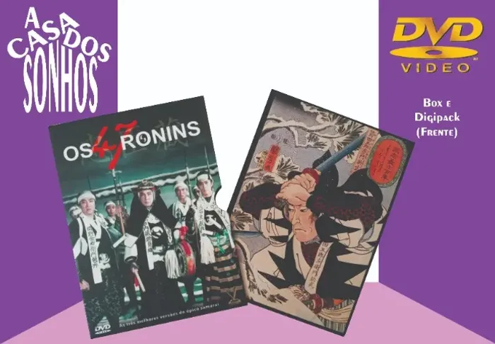 Box DVD Os 47 Ronins Digipack - 3 Discos