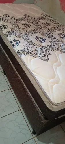 Cama Box Solteiro (Colchão e Base Box)
