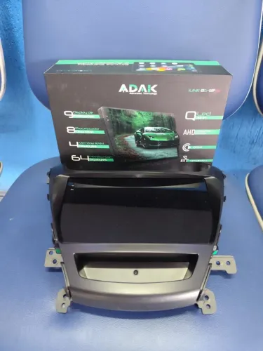 Multimídia Adak iLink-BS DSP Plus 9" Android + Moldura Elantra 2015 c/ entrada chip telef.