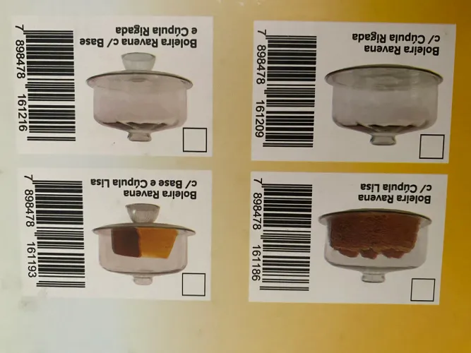 Boleira de vidro 