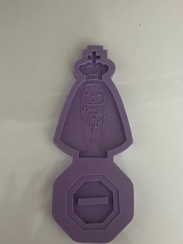 Molde silicone - Nossa Senhora Aparecida suporte