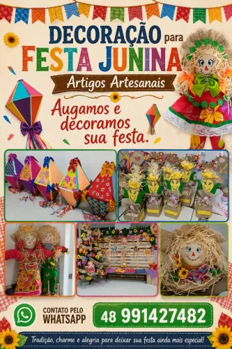 Locação de decoração para festa Junina.
