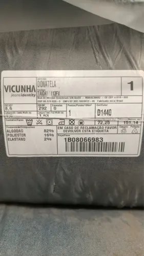 Tecido jeans Vicunha 