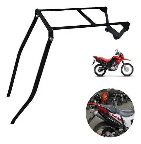 Suporte de baú chapam para Bros 160 e XRE 190 + baú 60lt