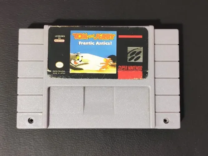 Tom and Jerry: Frantic Antics para Super Nintendo (SNES) Original | Cartucho Funcionando |