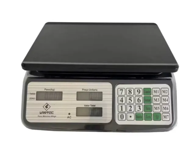 Balança eletrônica de cozinha 40kg Digital alta precisão