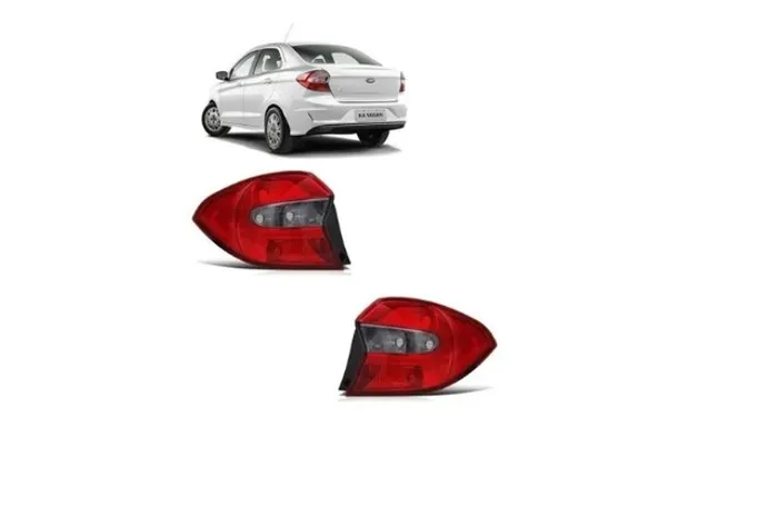 Par Lanterna Traseira Fume Ford KA Sedan 2019 2020 