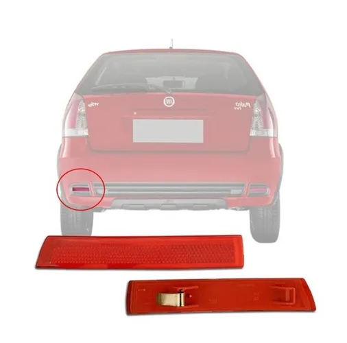 Olho de gato Refletor parachoque lanterna traseira palio siena ka fiesta gol g6 onix