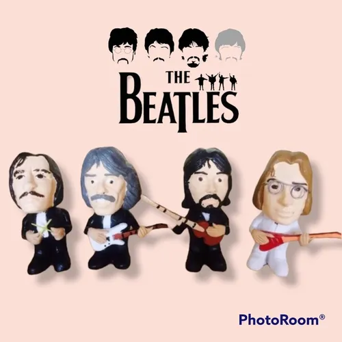 Bonecos The Beatles ,Jon Lenon , banda de música 