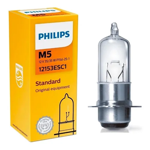 Lâmpada De Farol Philips M5 Biz 2006/2013 Bros 2009/2012