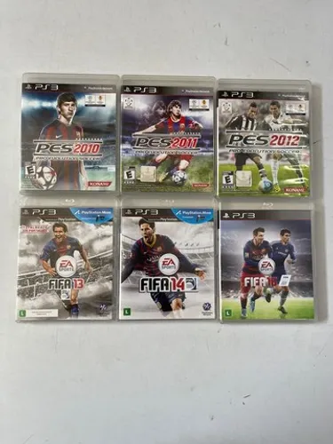 Jogos de PS3 FIFA 13 14 16 Pes 2010 2011 2012 pro evolution soccer futebol