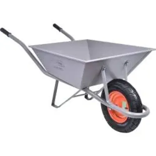 Carrinho de Mão Extraforte Tramontina com Caçamba Extraforte Metálica Cinza 65 L, Braço Me