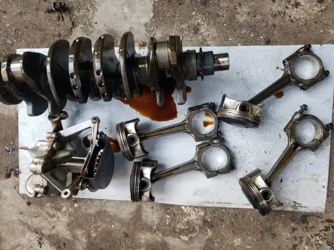 Eixo virabrequim biela pistao bomba oleo peugeot 1.6 16v 2014