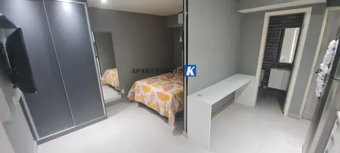 Stúdio MOBILIADO - LOCAÇÃO - 26m² - 100% MOBILIADO - Novo 1º uso - Com varanda - Ótimo Pre