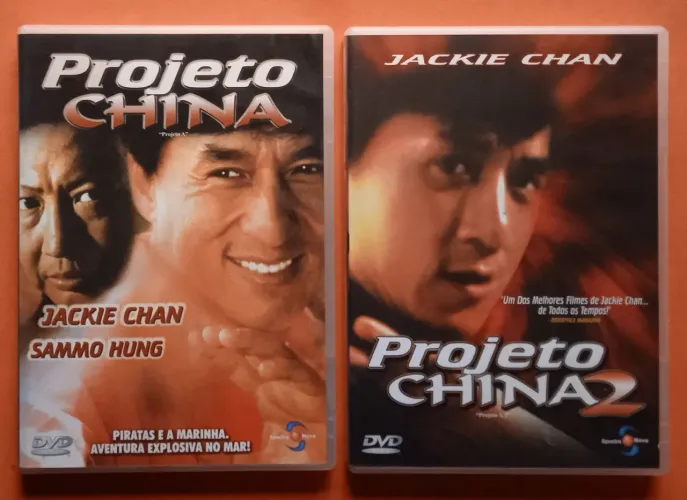 Dvd Projeto China 1 e 2 - Jackie Chan