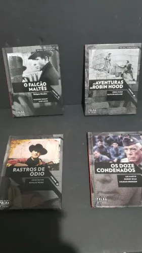 DVD (4) coleção folha de SP com livro