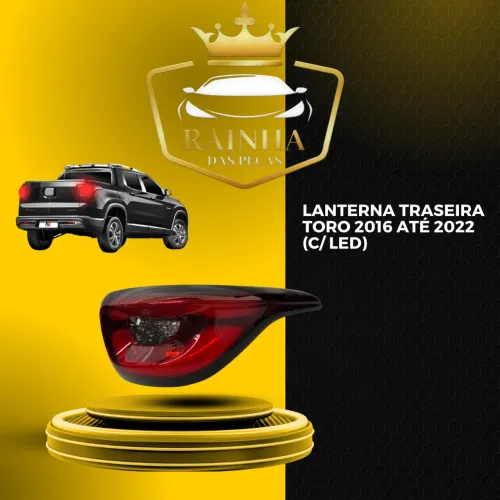 Lanterna Traseira Toro 2016 até 2022 (C/ Led) 