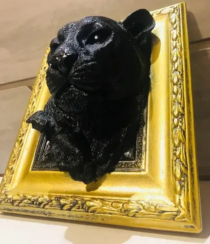 Quadro Decorativo Disciplina Execução Foco Pantera Negra