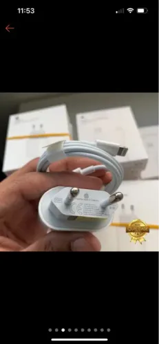 Carregador turbo para iPhone homologado pela Anatel apenas 60,00