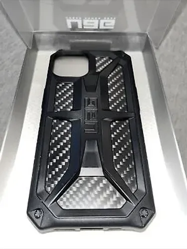 capa para iphone 13 pro max uag monarch fibra de carbono autentico