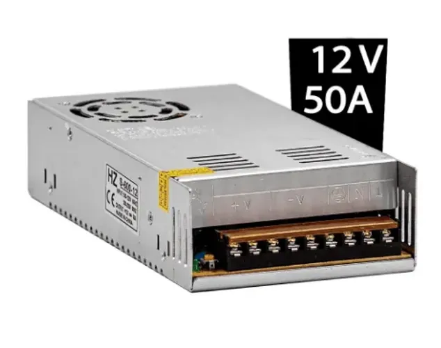 Fonte Chaveada P/ Cftv 12v - 50a - 600w