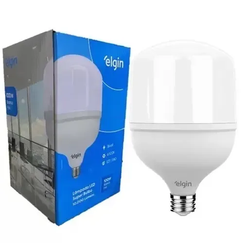 Lampada 100w bulbo alta potência E27 decoração área externa