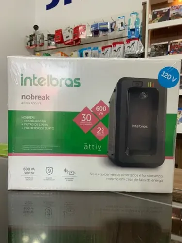 NoBreak Attiv 600V A-120V - Intelbras - Parcelamento Sem Juros - Loja Física
