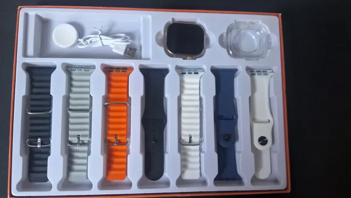 PROMOÇÃO!! SMARTWATCH COMPLETO COM 7 PULSEIRAS!!!