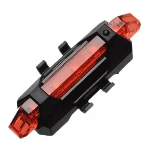 Sinalizador Led Bike Bicicleta Recarregável Vermelho Original Luatek