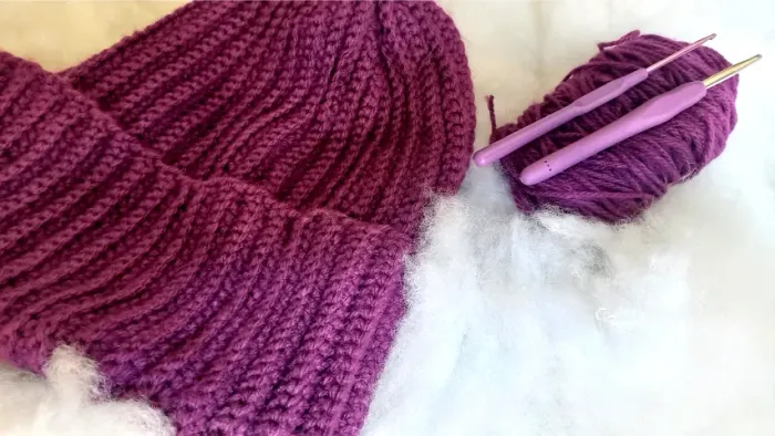 touca de crochet