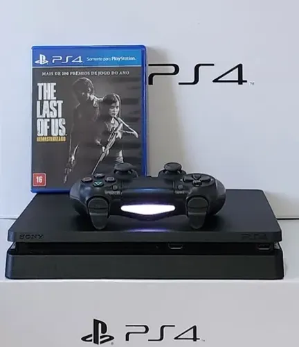 OFERTA - PS4 Slim 1TB c/ Garantia + THE LAST OF US - 01.
