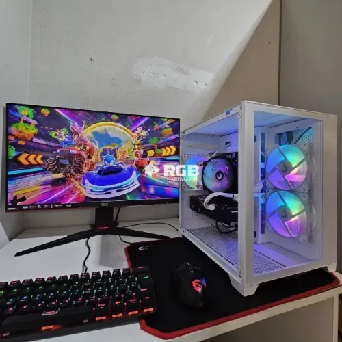  Pc Gamer completo Ryzen 5 5500 + GTX 1660 SUPER 6GB + RAM 16GB + SSD 512GB