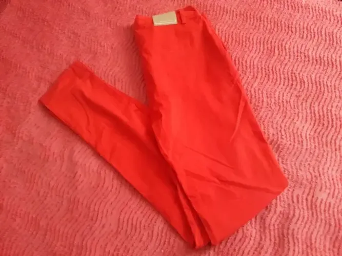 Calça laranja color marisa