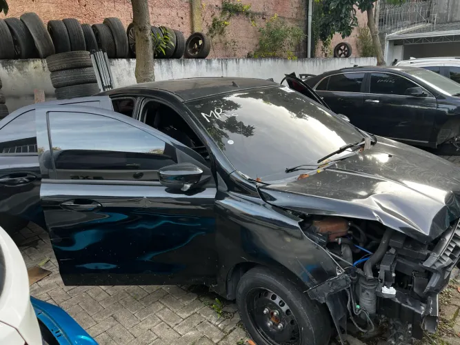 Sucata Ford Ka preta 1.0 2015 