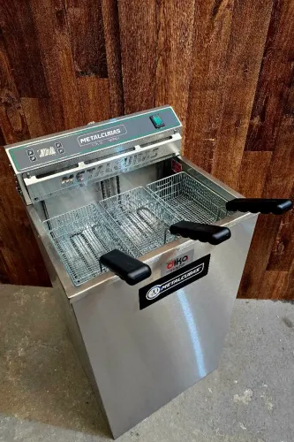 Fritadeira Elétrica Metalcubas Zona Fria Alta Produção "Novas"