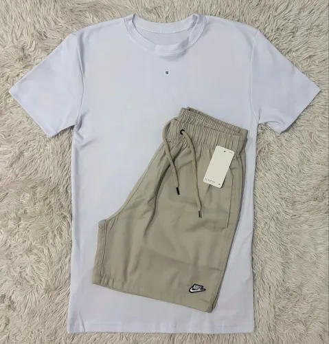Kit Camisa Canelada e Short Sarja