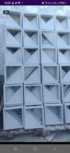 Cobogo triangular 30cm quadrado 