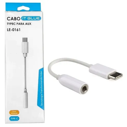 Adaptador de Fone de Ouvido para USB Tipo-C