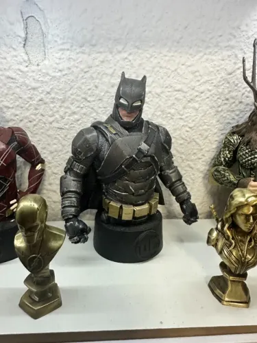 Liga da Justiça Completa Coleção Bustos da Eaglemoss