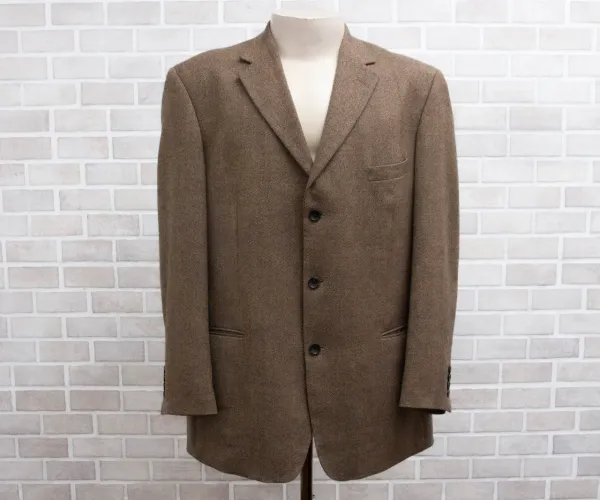 Paletó / blazer de lã marrom