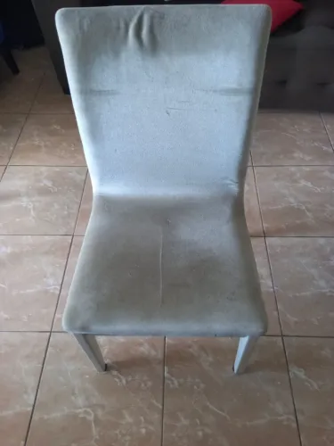 Cadeira mesa de jantar veludo (3 cadeiras)