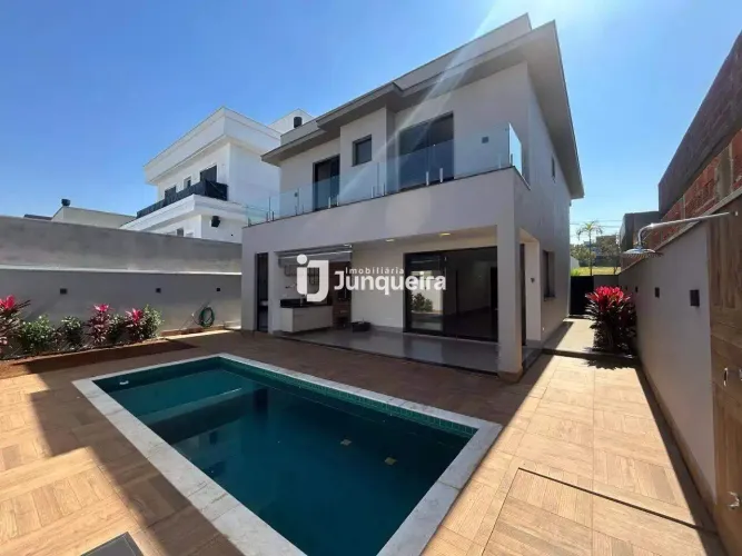 Casa em Condomínio para aluguel, 3 quartos, 3 suítes, 4 vagas, Santa Rosa - Piracicaba/SP