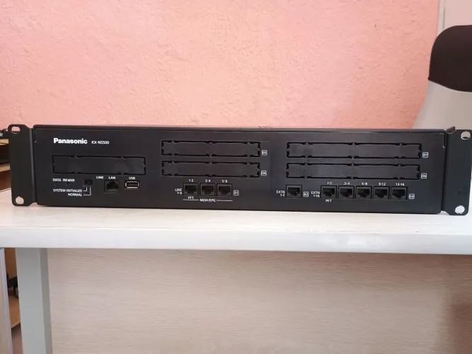 PABX IP digital híbrido Panasonic NS500 com DSP