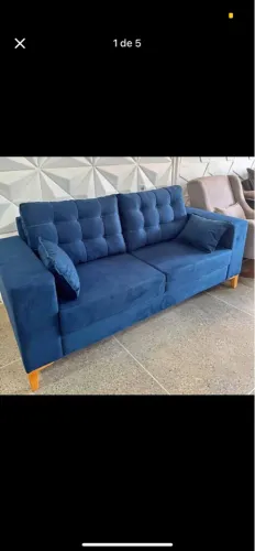 Sofá retrô 3 Lugares Estiloso e Confortável