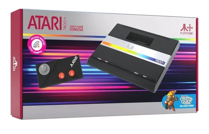 ATARI 7800+ Console de Vídeo Game PRONTA ENTREGA IMEDIATA NOVO
